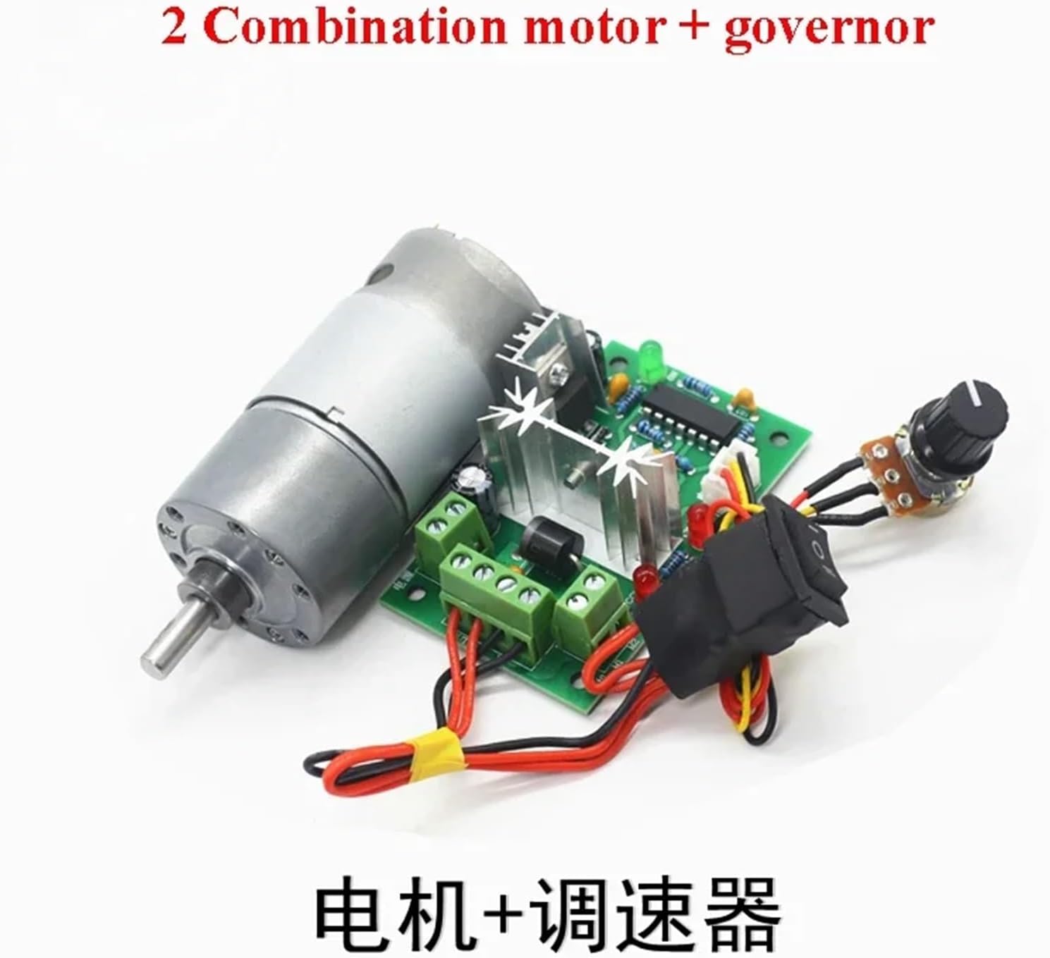 1Pcs 37-550 DC Speed Motor Brush D Shaft Large Positive and Negative Rotation Speed Can Be 12V Miniature Eccentric Shaft Motor(Single Motor,880RPM_DC12V)