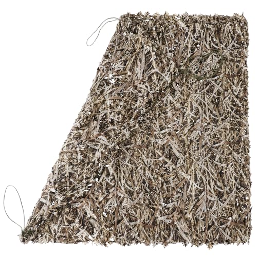 BASSDASH Camo Netting with Back Meshing Camouflage Mesh Water Resistant for Hunting Blind Theme Decoration Sunshade Cover