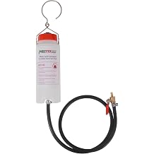 MOTO4U Auxiliary Gas Tank Universal Motorcycle Repair Tool Kit - 500ml Fuel Container With Hose and Cut Off Valve