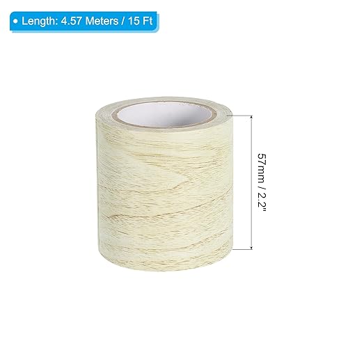Miniatura 2 de PATIKIL Cinta de reparación de grano de madera de 2.2 pulgadas x 15 pies, parche autoadhesivo con textura realista para reparación de piso, puerta,