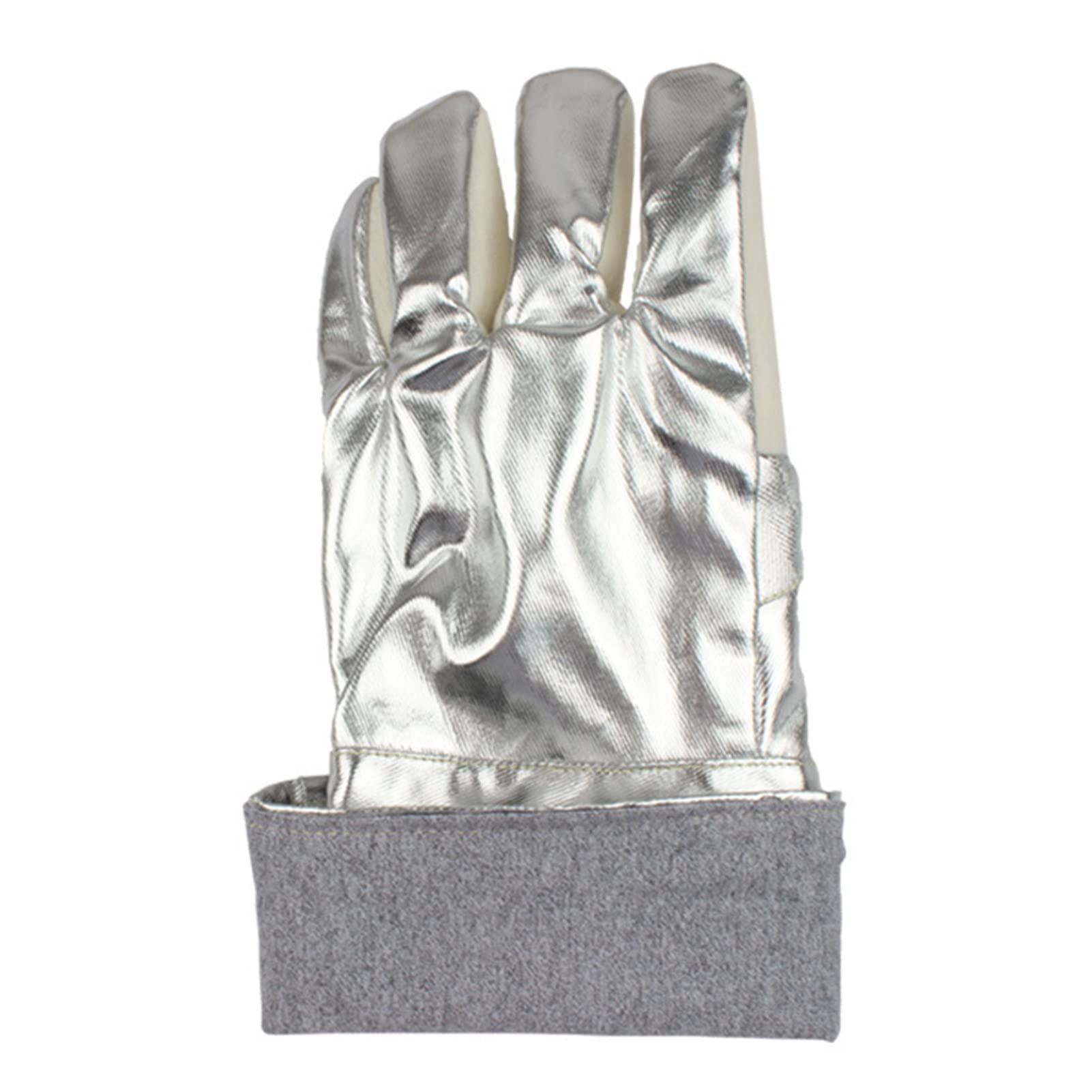 PIWINE Gartenhandschuhe, schnittfeste Handschuhe, feuerfeste Handschuhe, 350 ℃ Schweißhandschuhe aus Aluminiumfolie for Metallurgie, Herd, Grill und andere Zwecke