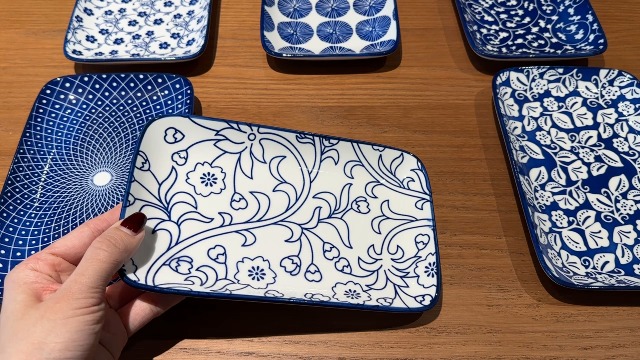 Amazon.com | Selamica Ceramic 8 inch Rectangular Salad Plates