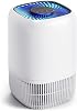 Purificador de Aire VOOPNU para Hogar, Filtro de Alta Eficiencia hasta 1076 ft², Blanco | para Pelo de Mascotas, Olores, Polen, Humo, Purificador Compacto con 3 Velocidades, Temporizador, Aroma, 22 dB Silencioso, Entrada 360°, DH-JH12 1