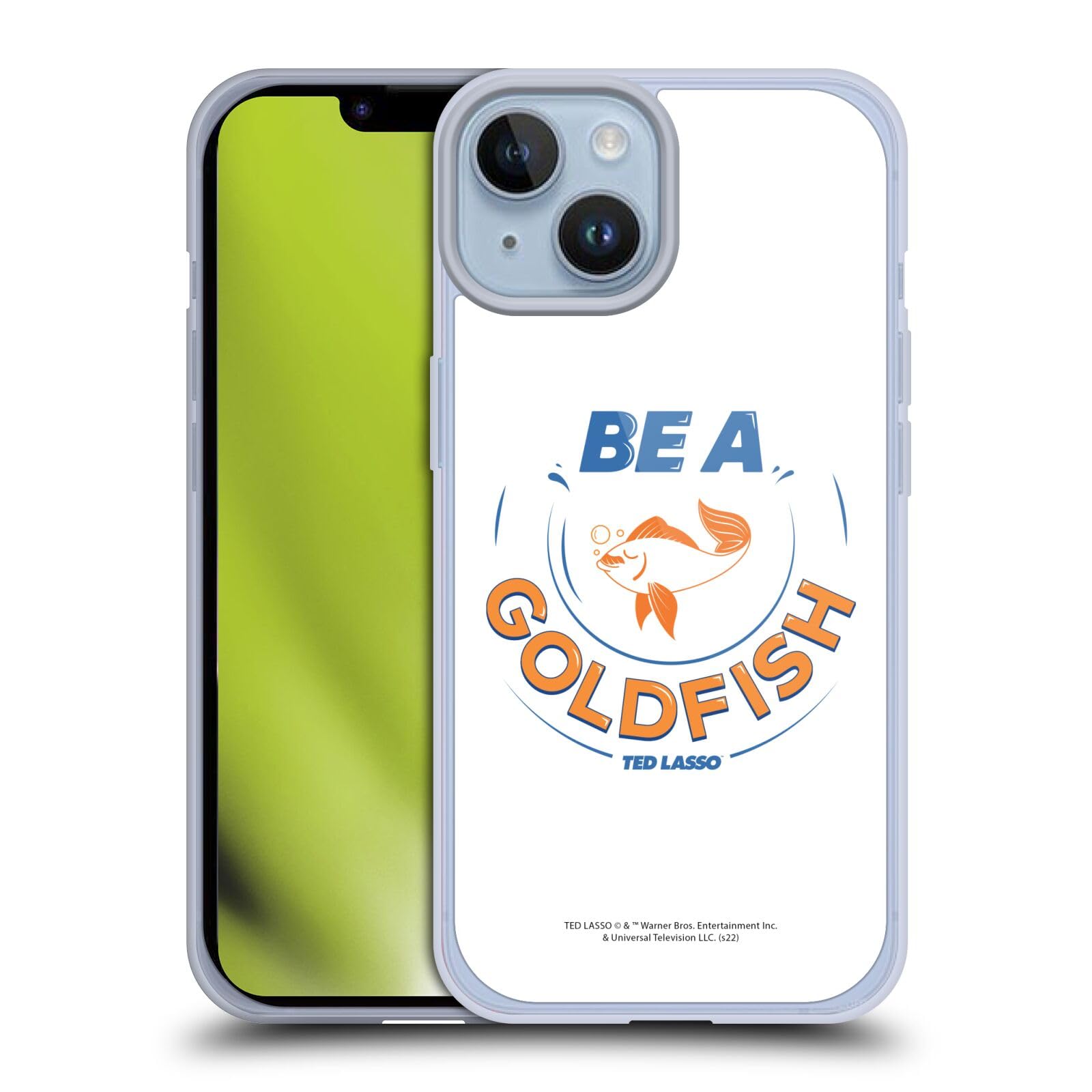 Head Case Designs Officially Licensed Ted Lasso Be A Goldfish Season 1 Graphics Gel Case [Military Grade Protection] Compatible with Apple iPhone 14