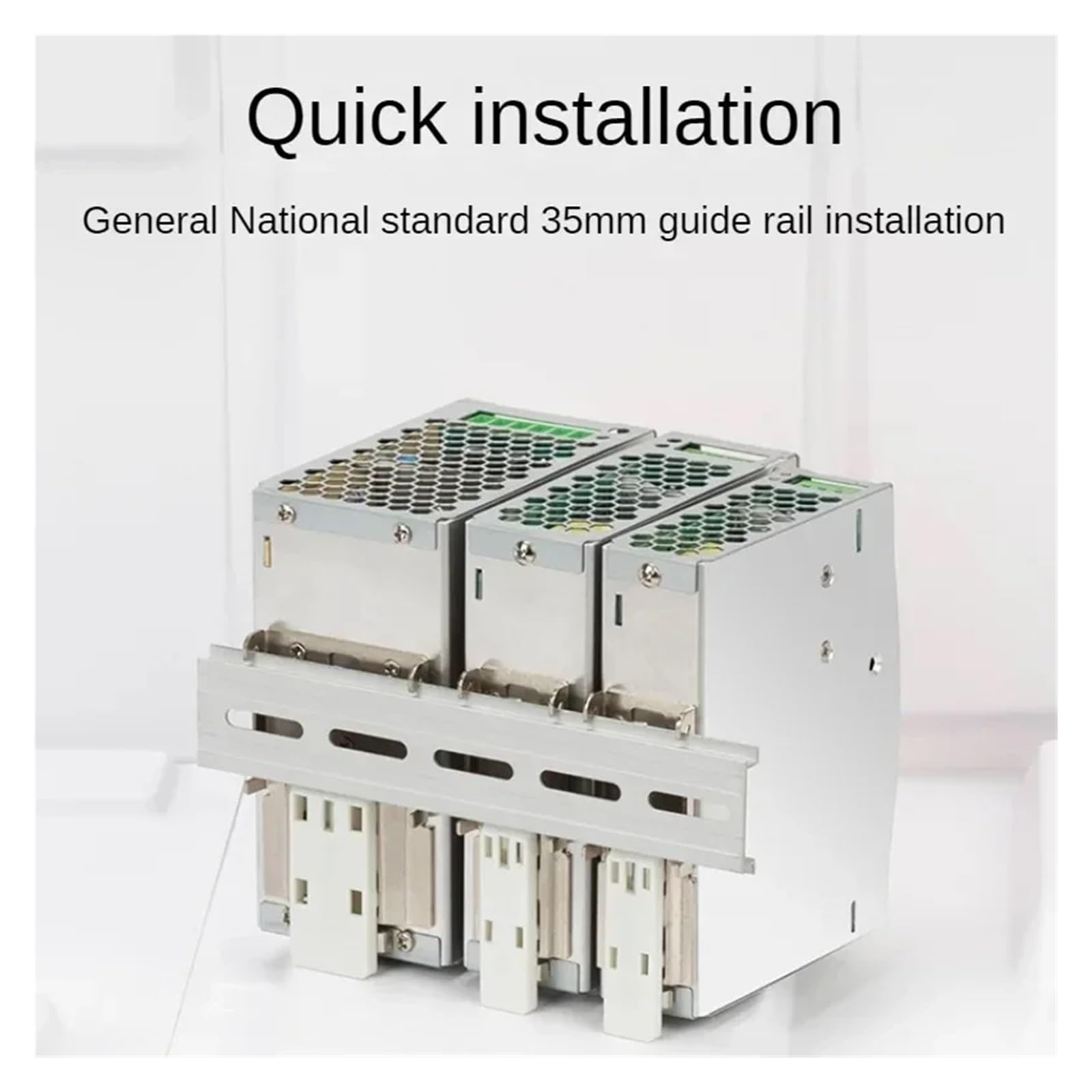 Netzteil Schaltnetzteil, NDR/EDR-Schaltnetzteil for Schienenmonta, NDR-75 120 150 240 480W-12 24V 48V Ausgang, industrielle DIN-Schiene,für LED Streifen, 3D Drucker,Radio(24V,480w)