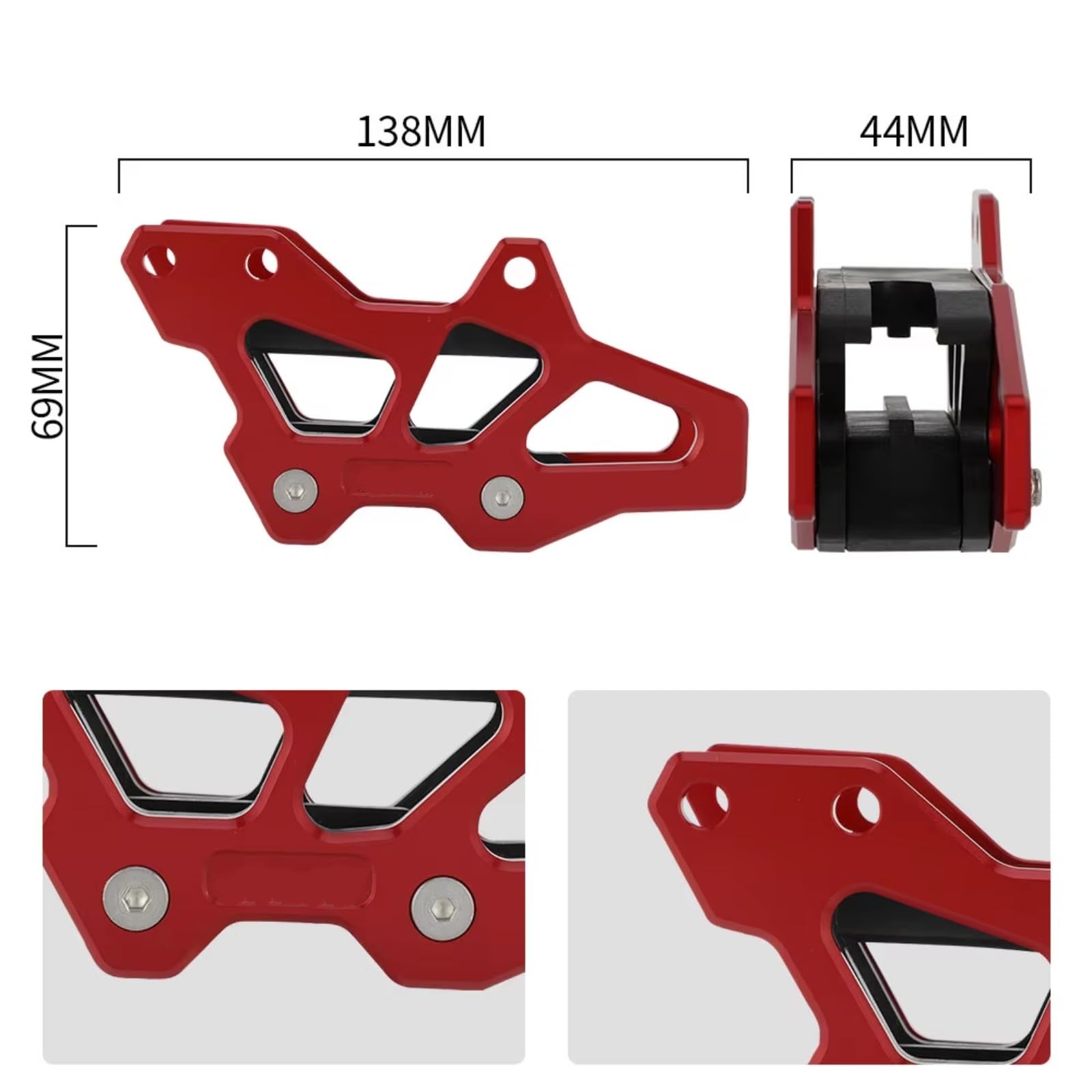 Guide Chaine Moto Garde De Guidage Chaîne Compatible Avec Cr125r Pour Cr250r 2005 2006 2007 Accessoires Protection Moto Remplacement