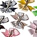Imanom 20Pcs Baby Hair Bows Grosgrain Ribbon Boutique Ponytails Alligator Clips For Girls Kids Teens Hair Accessories