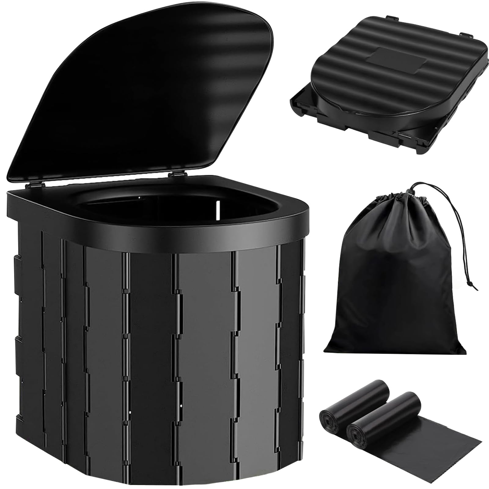 toilette portable camping avec sac de