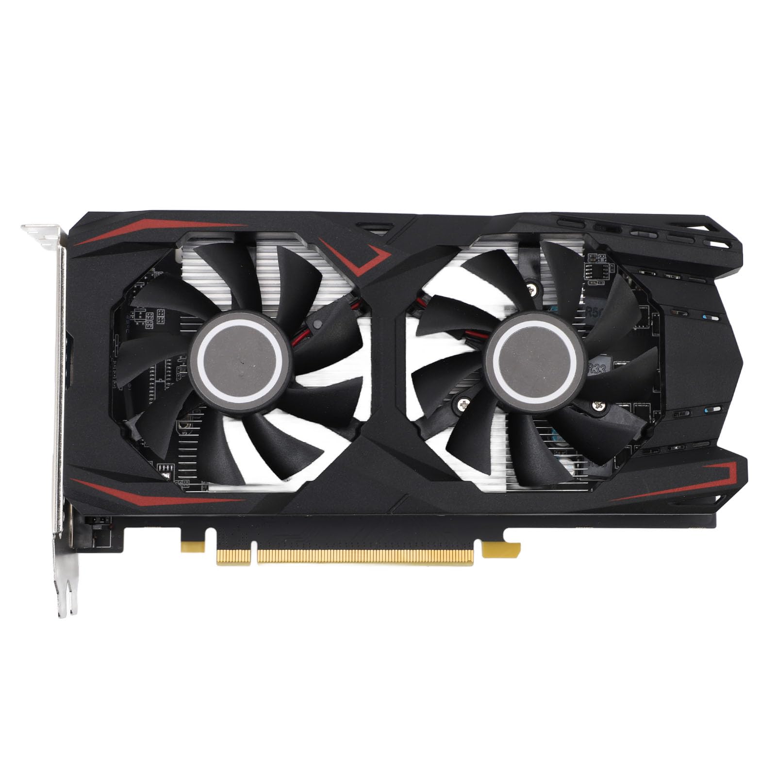 RX 550TI Graphics Card, 6GB GDDR5 192-bit PC Gaming Video Card, 2 Cooling Fans, PCI Express 1.1 Slot, VGA DVI HDMI Output Supports Up to 4K 60Hz