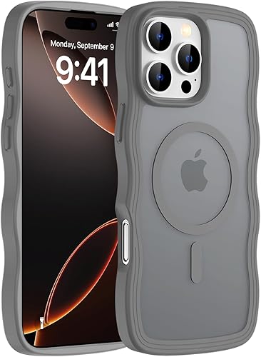 Hualele Magnetic for iPhone 16 Pro Case, Compatible with MagSafe, Military Grade