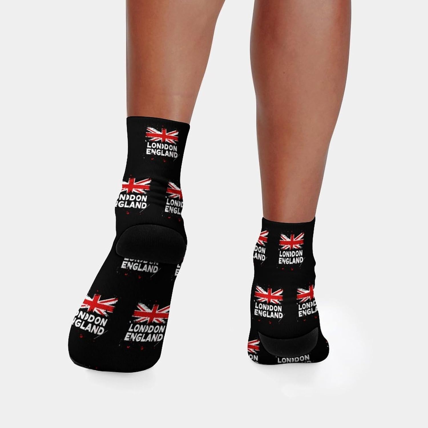 London England UK Flag Knee High Socks Athletic Long Stockings Sport Casual Crew Tube Sock Boot