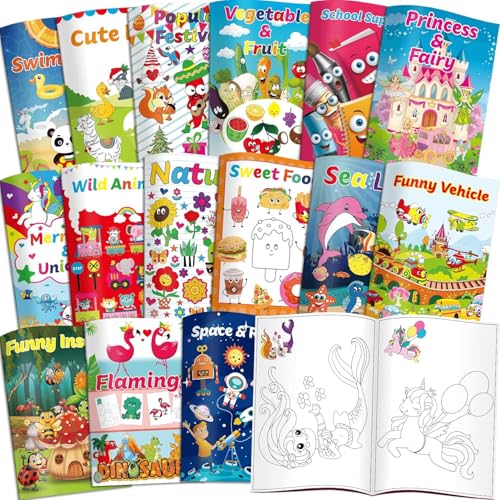 Kalysky 15 Pack Colouring Books for Children(21.6x15cm),Kids...