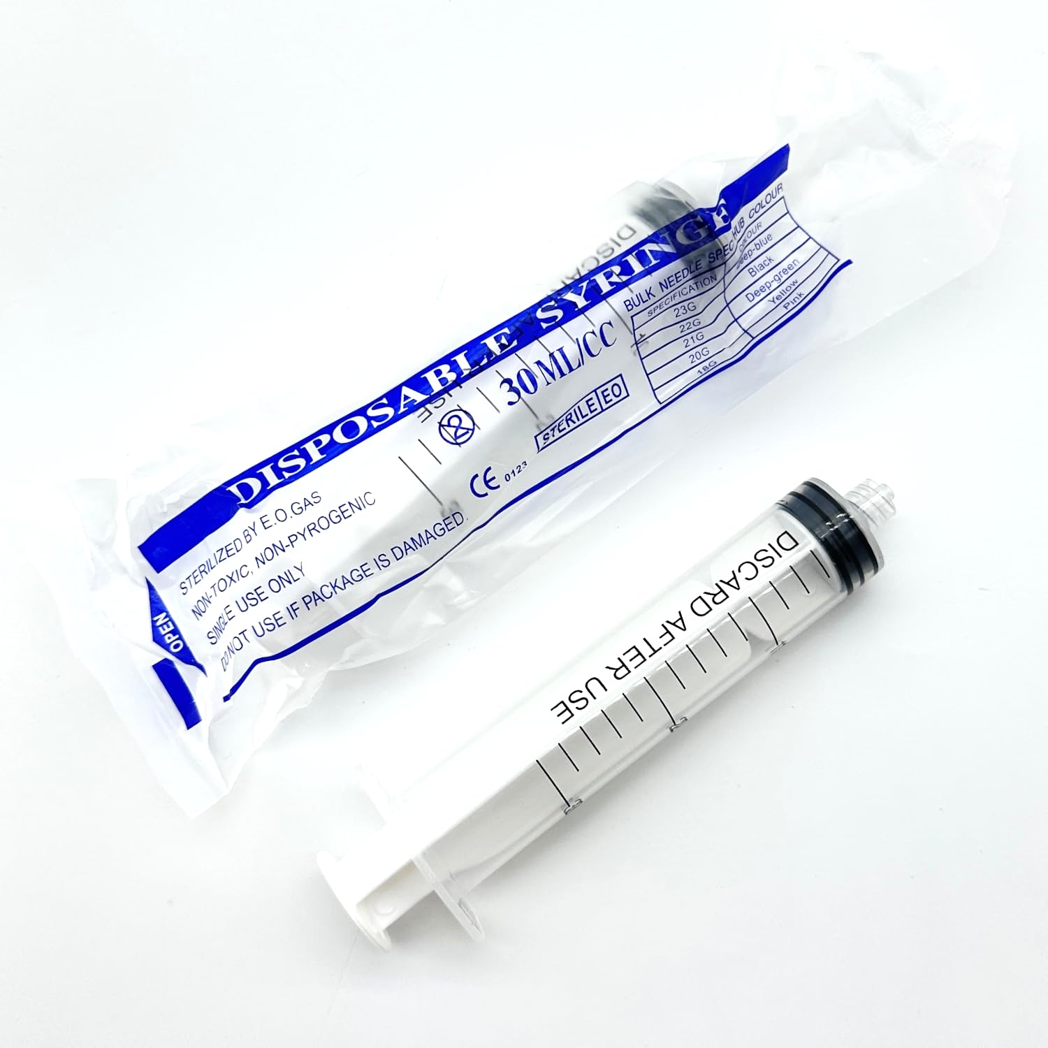 3mL Luer Lock Syringes (No Needle) - 100-Count Bagged, Sterile & Individually Sealed — Amazon image 9