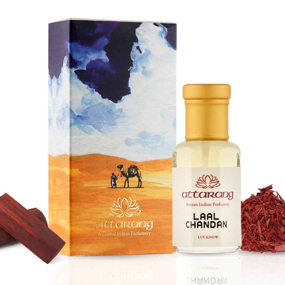 Laal Chandan - Premium Red Sandalwood (Pterocarpus santalinus) Perfume Oil for Devotional & Daily Use | Attar 10ml-image-5