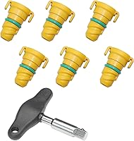 Vista 1 de Tapón de drenaje de aceite, paquete de 7 unidades compatibles con Ford F150 Mustang Bronco Edge Lincoln Explorer 2.7, 3.0, 3.5, 5.0 KX6Z6730B