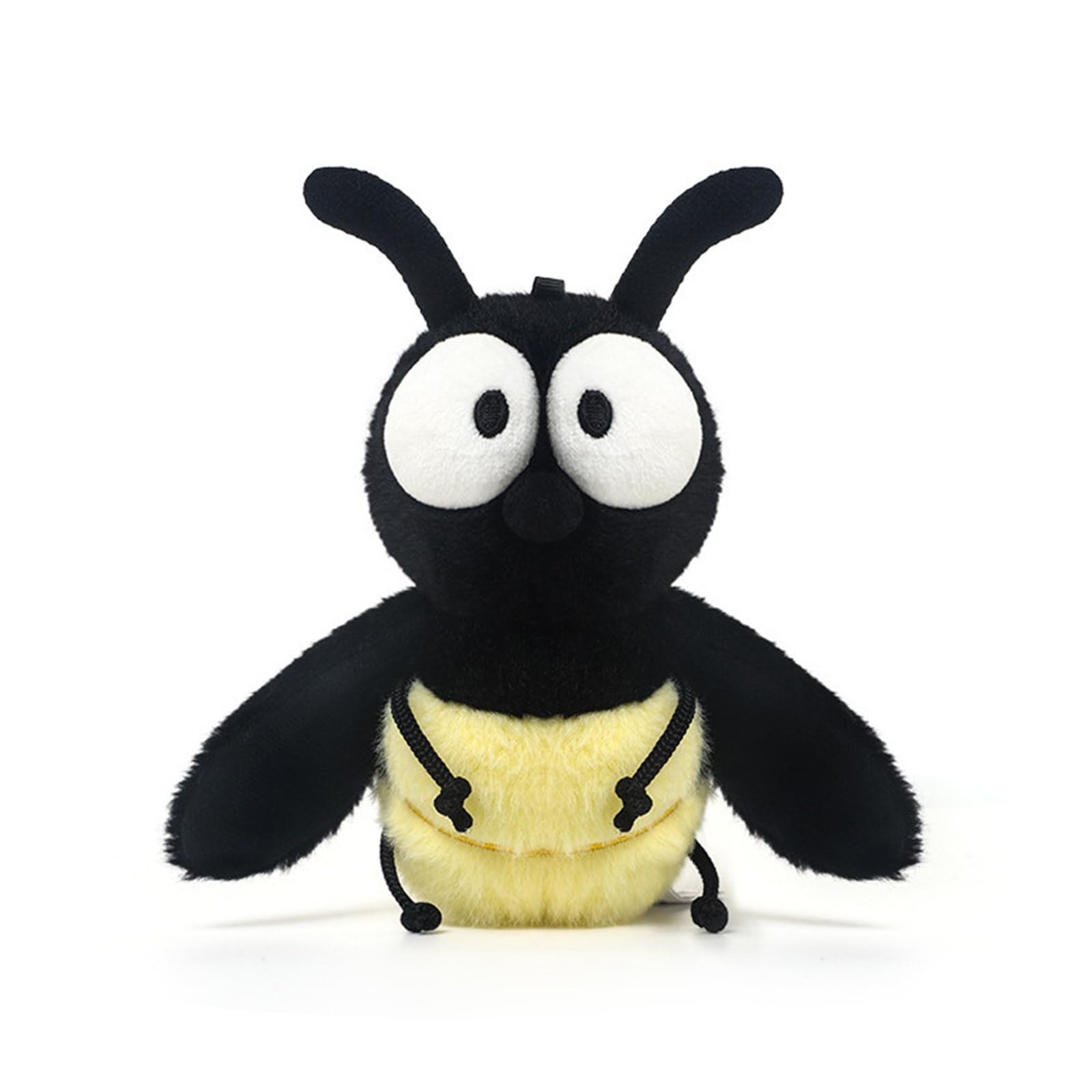 Herfair Glühwürmchen Kuscheltier Klein Insekten Plüschtier Kinderzimmer Deko Stofftier Plushie Geschenke für Mädchen und Jungen