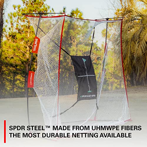 Rukket 9X7X3Ft Haack Golf Net Pro | Practice Driving Indoor And Outdoor | Professional Golfing At Home Swing Training Aids | By Sec Coach Chris Haack (Haack Golf Net Pro Spdr Steel) #TOP2