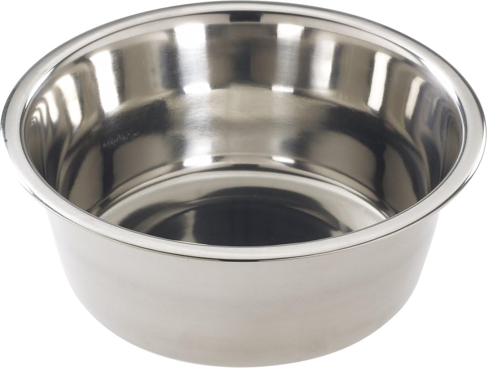SPOT Mirror Finish Bowl | Stainless Steel | Pet Dish | Pet Dish for Dogs | Pet Dish for Cats | .5 Pint | by Ethical Pet, Beige (6057)