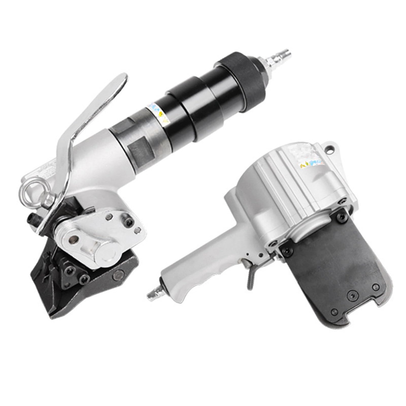 Eiwitany Heavy-Duty Air-Powered Combined Split Banding Equipment, Integrated Tensioner, Crimper and Sealer for 19mm Width Steel Straps