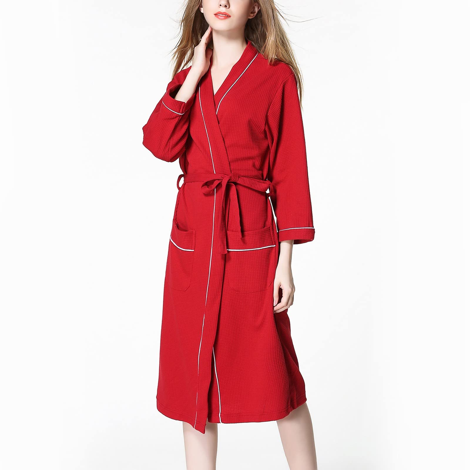 Pigiama lungo, da donna, a maniche lunghe, per la casa, pigiama da donna, set di pigiama in raso, set di pajama, set caldo in pile coral, pigiameria, pigiameria, pigiameria, pigiameria, pigiameria