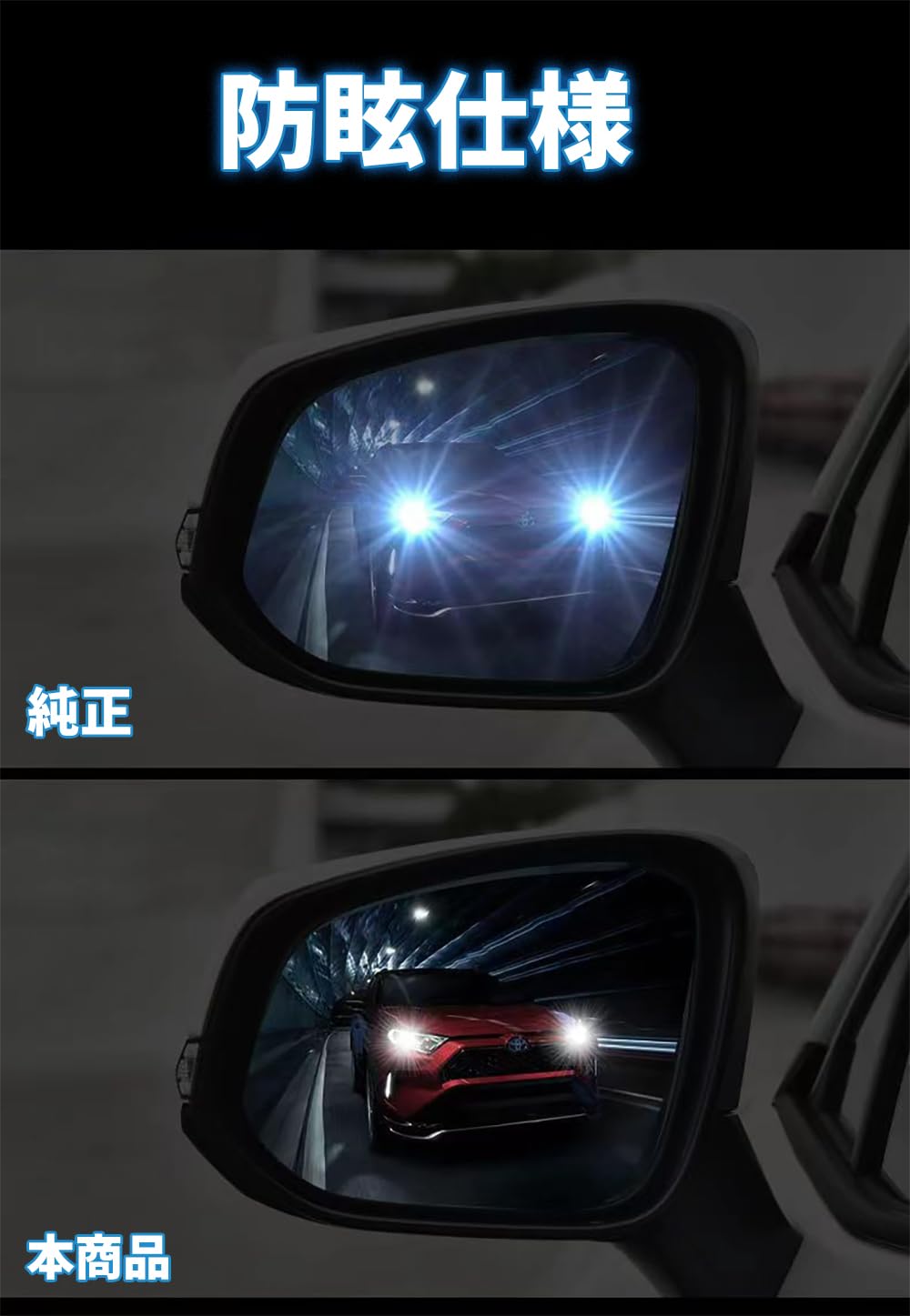 Amazon | プリウス30系 ドアミラーレンズ LEDウィンカー ブルーレンズ  