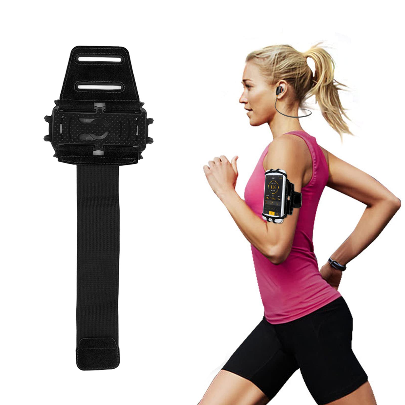 Running Armband Phone Holder While Working Out Sporteer Velocity