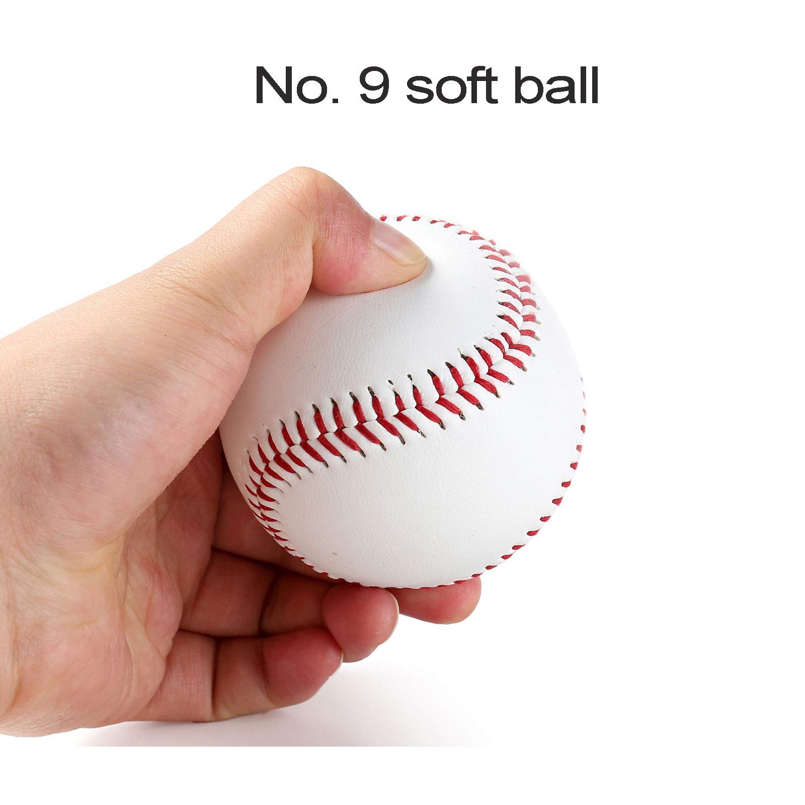 Batte de Baseball 30 Pouces 76cm, Aluminium, Léger, avec Balle, Sac de Rangement, Argent