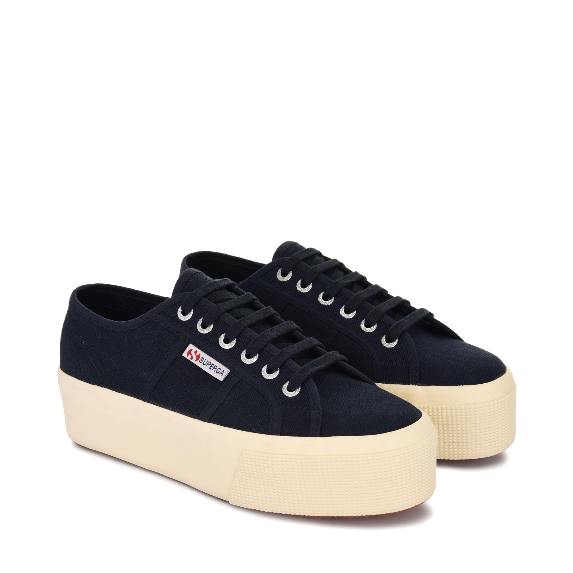 SUPERGA - Sneakers,Donna,Blu,Casual,Modello 2790 Platform,Numero: 38
