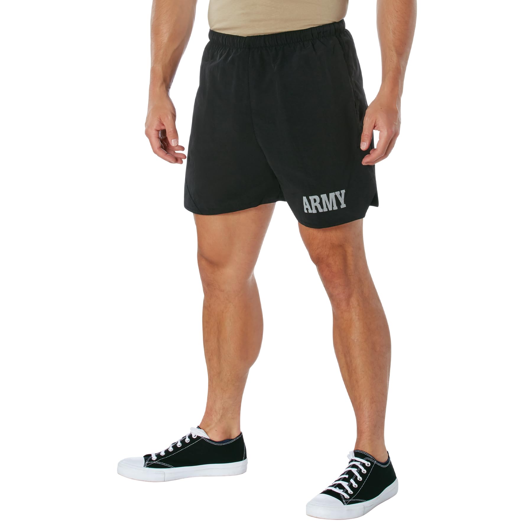 Rothco Lightweight Army Physical Training PT Shorts – Mens Athletic Gym Workout Exercise Shorts