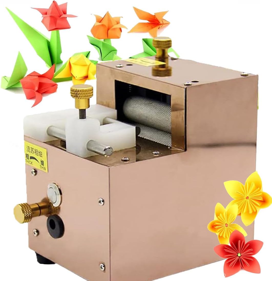 DIY Quilling Tassel Cutting Maker, Electric Paper Quilling Machine, Paper Flower Machine Tassel Depth and Width (Rosegold)