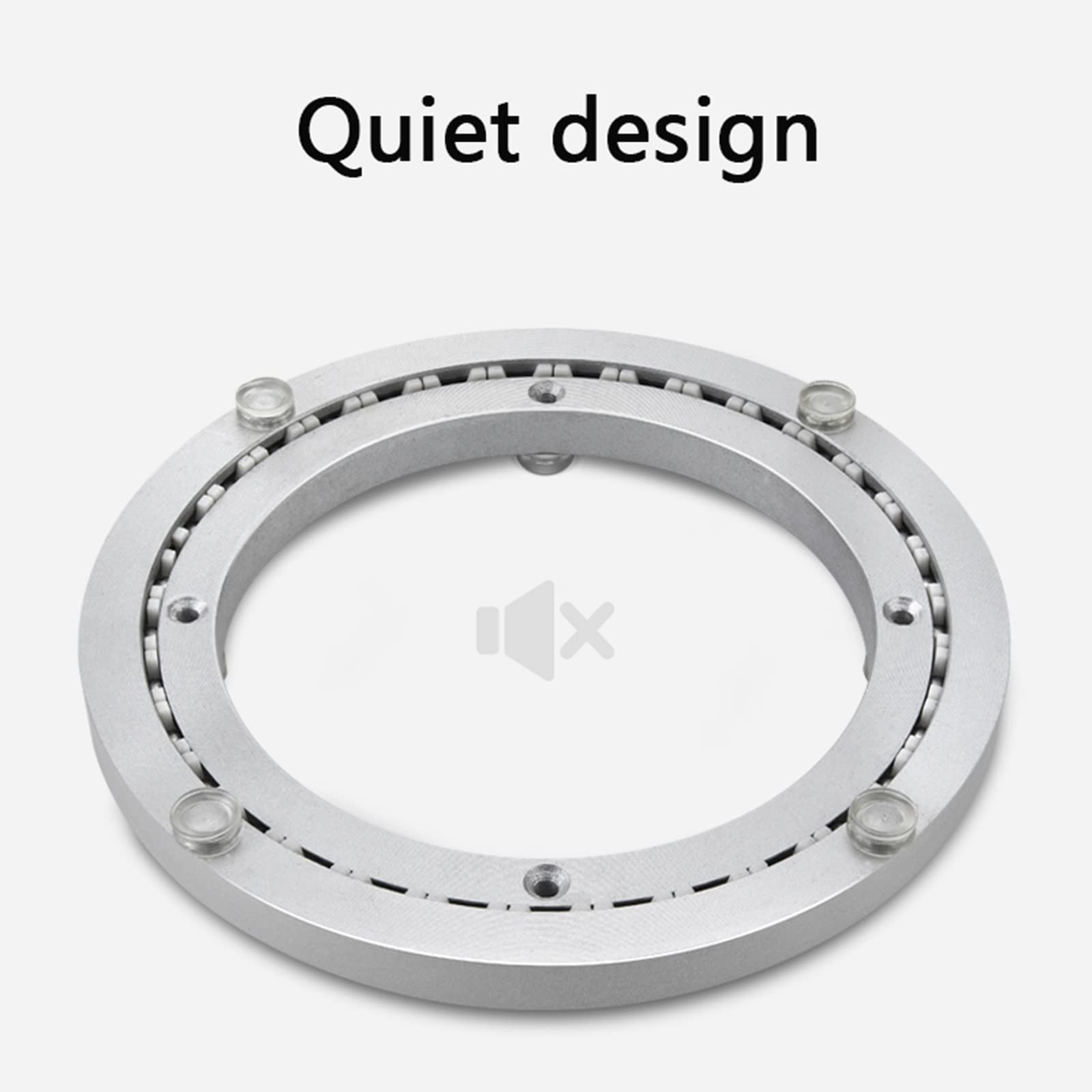Drehtellerlager aus Aluminiumlegierung für Lazy Susan, robustes Drehlager für Küchentisch, geeignet für Glas-, Granit- oder Holzoberflächen