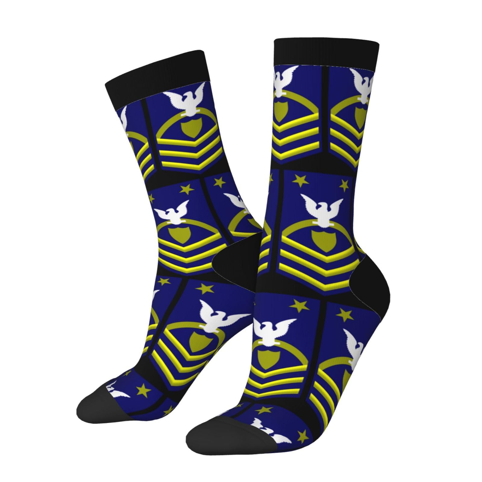 SIYTUAU Uscg Mcpocg (Reserve) Socks For Women Men Cushion Athletic Crew Socks Casual Wicking Socks