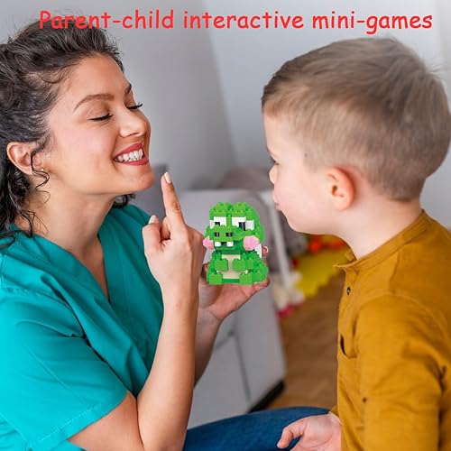 Miniatura 6 de Bloques de Construcción de Pascua Compatibles con Lego Pascua Cocodrilo Micro Bloques Apilables Nuevos Juguetes Caja de Regalo de Vacaciones Regalos