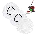 3 Pack Spin Mop Replacement Head Mop Refill Compatible with Oceda Triangle Swivel Mops Microfiber Swivel Mop Refill,Deep Clean,Machine Washable and Easy to Replace