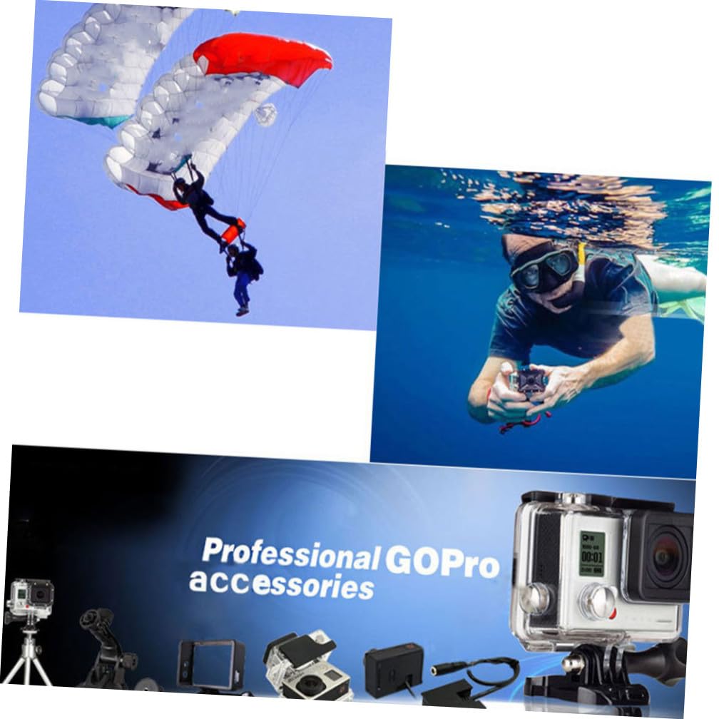 jojofuny Kit Accessoires pour Caméra Action avec Perche Flottante Trépied et Ventouse Rotative Compatible avec Hero et Caméras Action