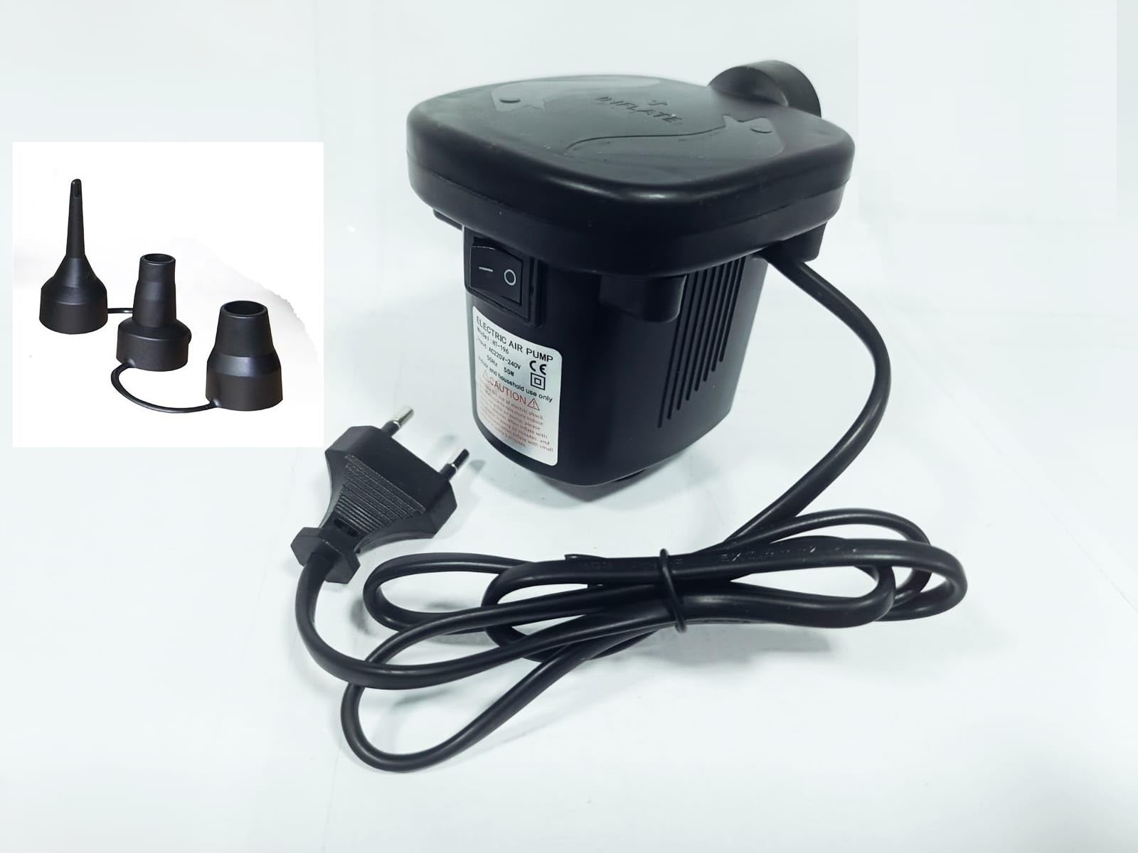 Al Kian ht-196 AC Electric Air Pump Portable Best for Sheesha Hookah with 3 Nozzles-image-23
