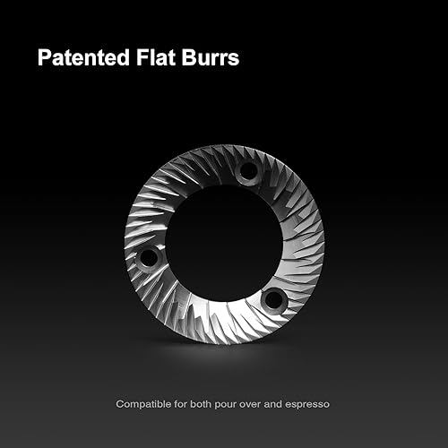 Miniatura 4 de TIMEMORE Sculptor 064S - Molinillo de granos de café con rebabas planas, molinillo eléctrico para expreso con ajuste continuo de grosura, adecuado