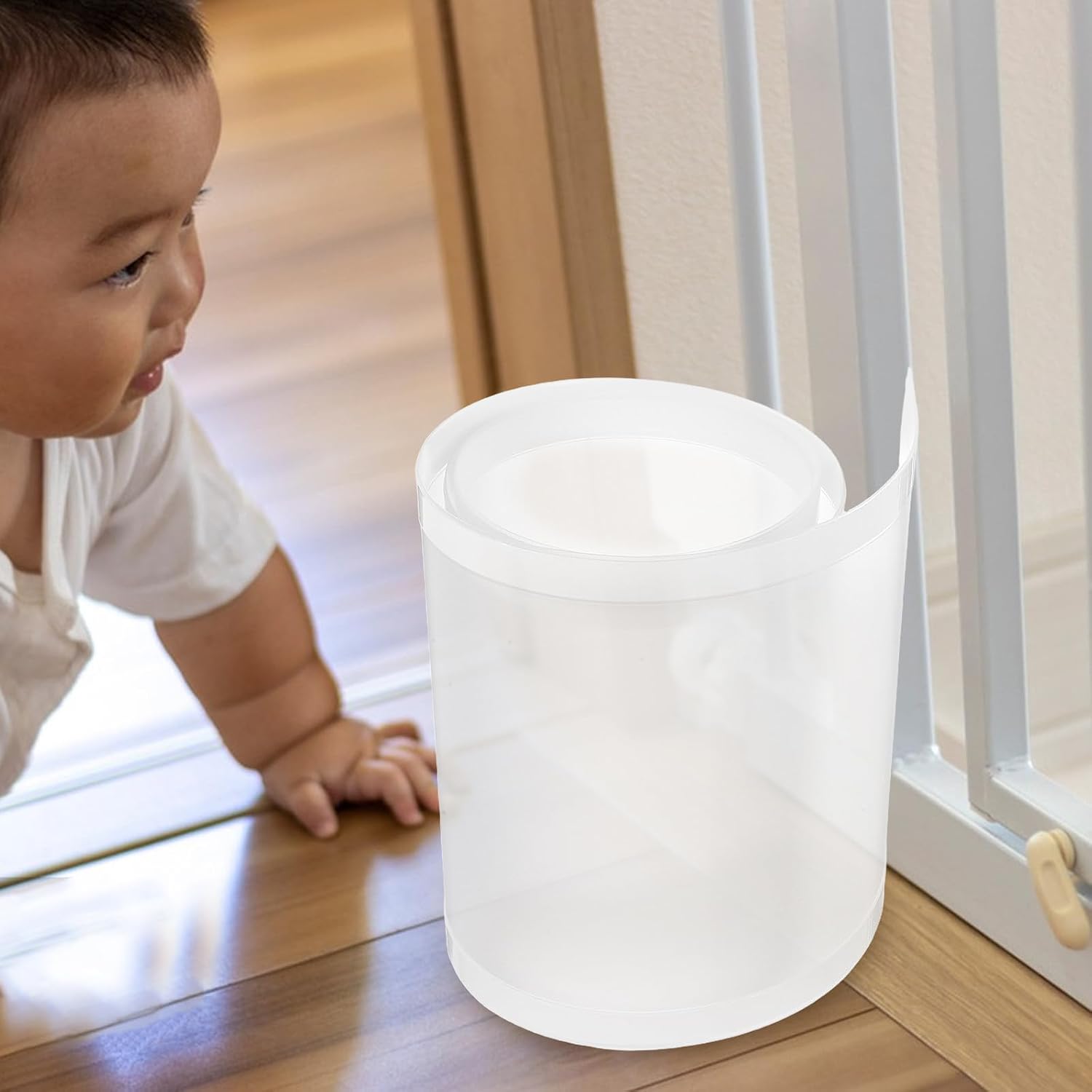 Child Safety Door Pinch Guard, Self Adhesive Anti Collision Strip