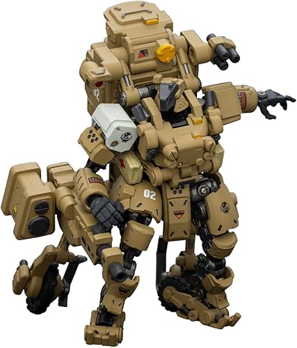 Miniatura 8 de JOYTOY 125 Hueso de acero H09 Mecha y figura de acción Colección piloto Modelo militar Fuente oscura (Silver Guardian)