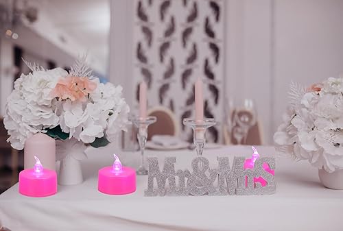 Miniatura 20 de Velas de té LED, paquete de 24 velas de té parpadeantes sin llama, luz amarilla cálida, duran más de 200 horas, funcionan