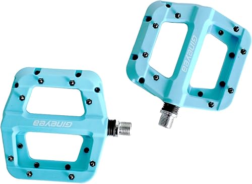 Parkson Pedales de bicicleta de carreteramtb - Pedales planos de bicicleta de aluminio 916 "rodamiento sellado plataforma ligera para carretera