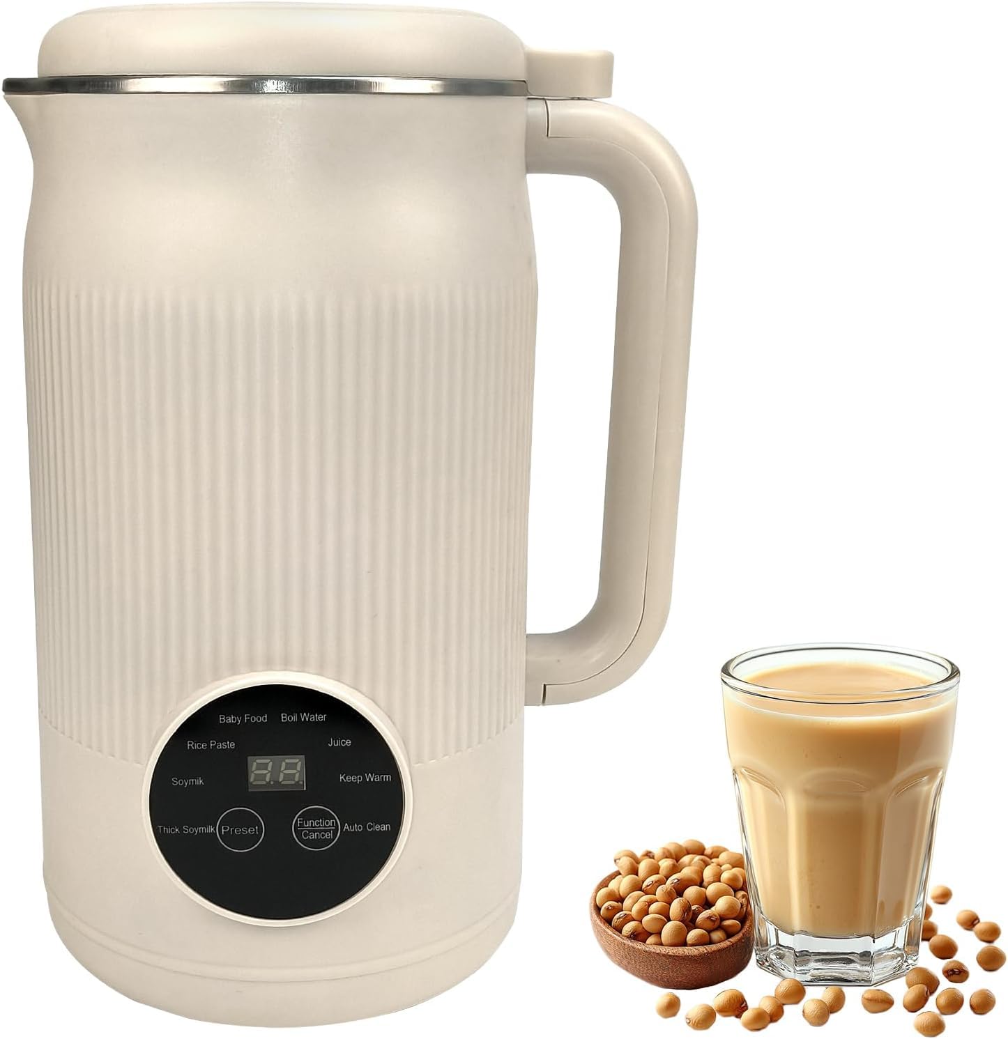 Máquina de leche de avena para desayunos saludables y batidos caseros frescos de 1.2L