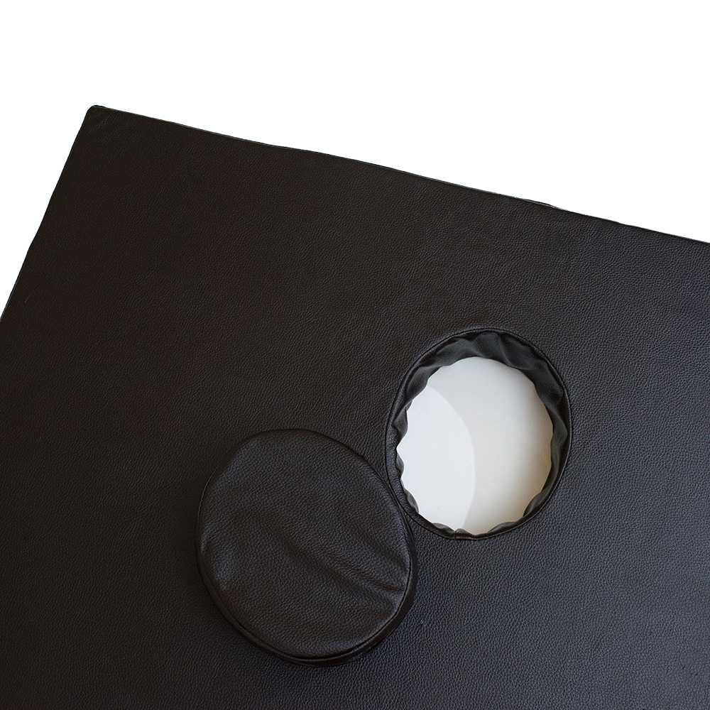 Matelas pour massage thaïlandais avec trou pour le visage & coussin - 200 x 100 x 7 cm pour massage, massage thaïlandais, physiothérapie, spa, yoga, sport