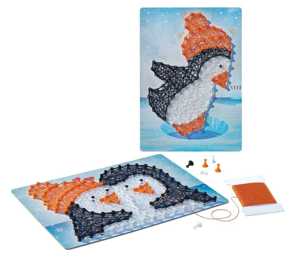 Ravensburger 18067 String it Mini Penguin - Creative thread