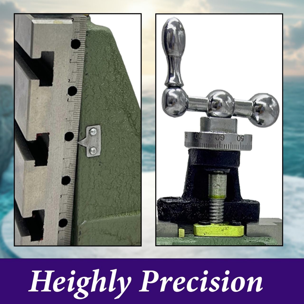 New MachEl Lathe Milling Vertical Slide 100 x 125 mm - Instant Precision Milling Solution for Your Lathe