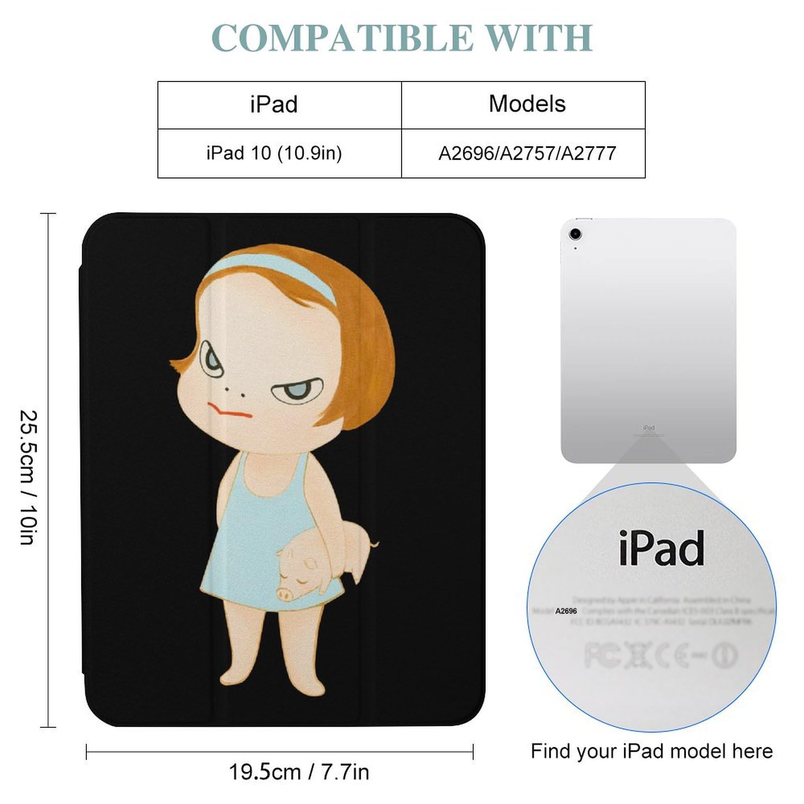 Amazon.co.jp: 奈良美智 iPad 第11世代 (A16、2025) /第10世代 (2022