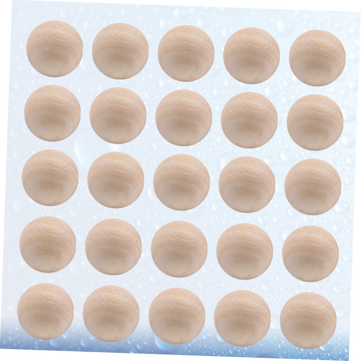 Angoily 2 Set Perline Legno Naturale Pz Beads Tondi Senza Per Diy E Pittura Accessori Creativi Per Gioielli E Decorazioni Fai Da Te Legno Loto 200 Pezzi*2