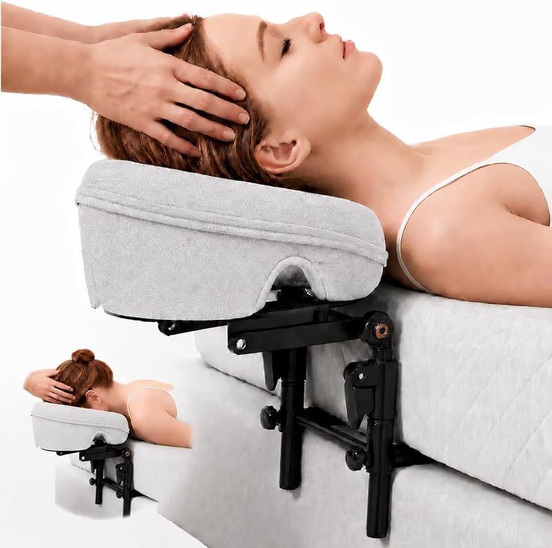 Apoio de cabeça VVB para cama com suporte facial ajustável e almofada para posição prona