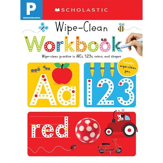 Pre-K Wipe-Clean Workbook: Scholastic Early Learners (Wipe-Clean)