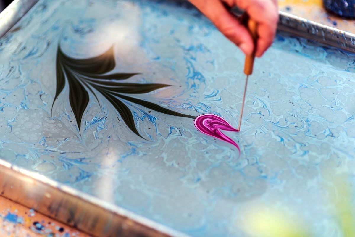 Marbling Art Starter Kit - 20 Piece Artistic Experience Set, (EBRU SETİ), Pack of 2
